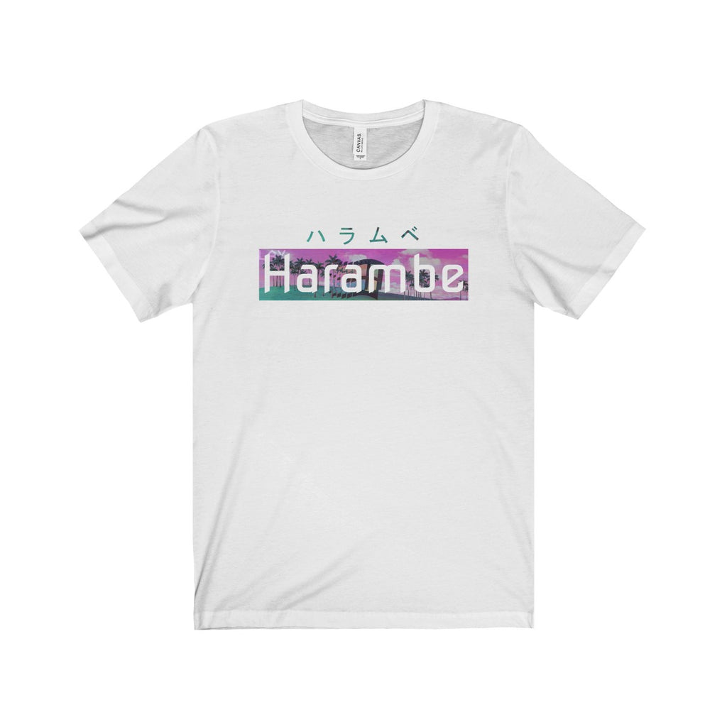 Harambe Vaporwave Short Sleeve Tee - BernardoModa