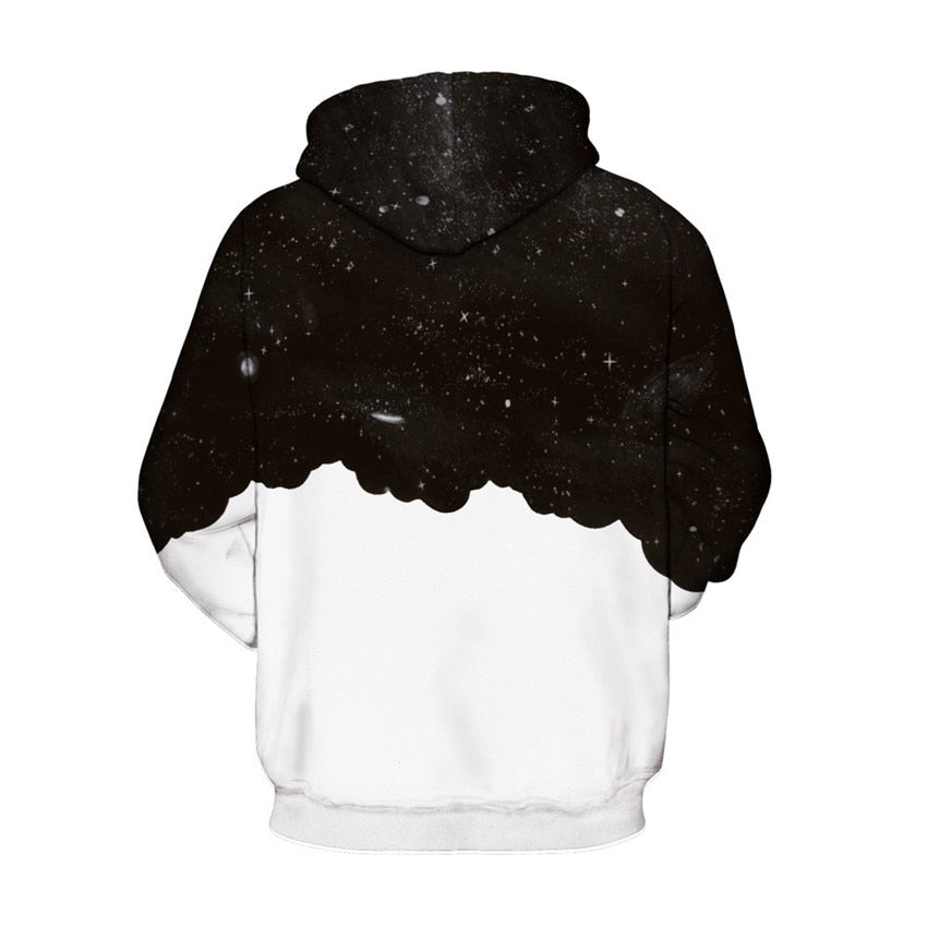 Smoke Cloud Thinkingman Sweatshirt Streetwear Hoodie Allover Print - BernardoModa