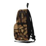 Aesthetically Appealing Beige Classic Backpack - BernardoModa