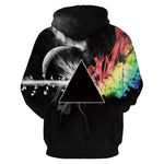 Rainbow Triangle Universe Clash Sweatshirt Streetwear Hoodie Allover Print - BernardoModa