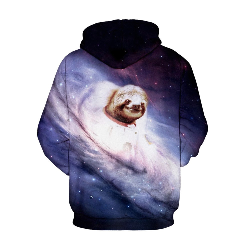 Galaxy Cute Animal Sweatshirt Streetwear Hoodie Allover - BernardoModa