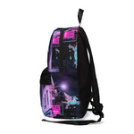 Vaporwave Aesthetic Pink And Blue Dark Classic Backpack - BernardoModa