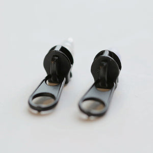 Unisex Aesthetic Zipper Earrings - BernardoModa