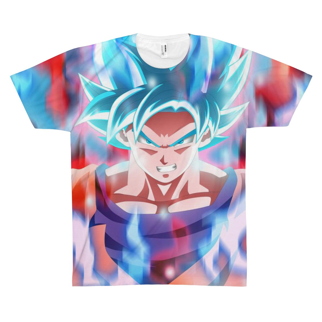 Goku Super Saiyan God Allover Tee - BernardoModa