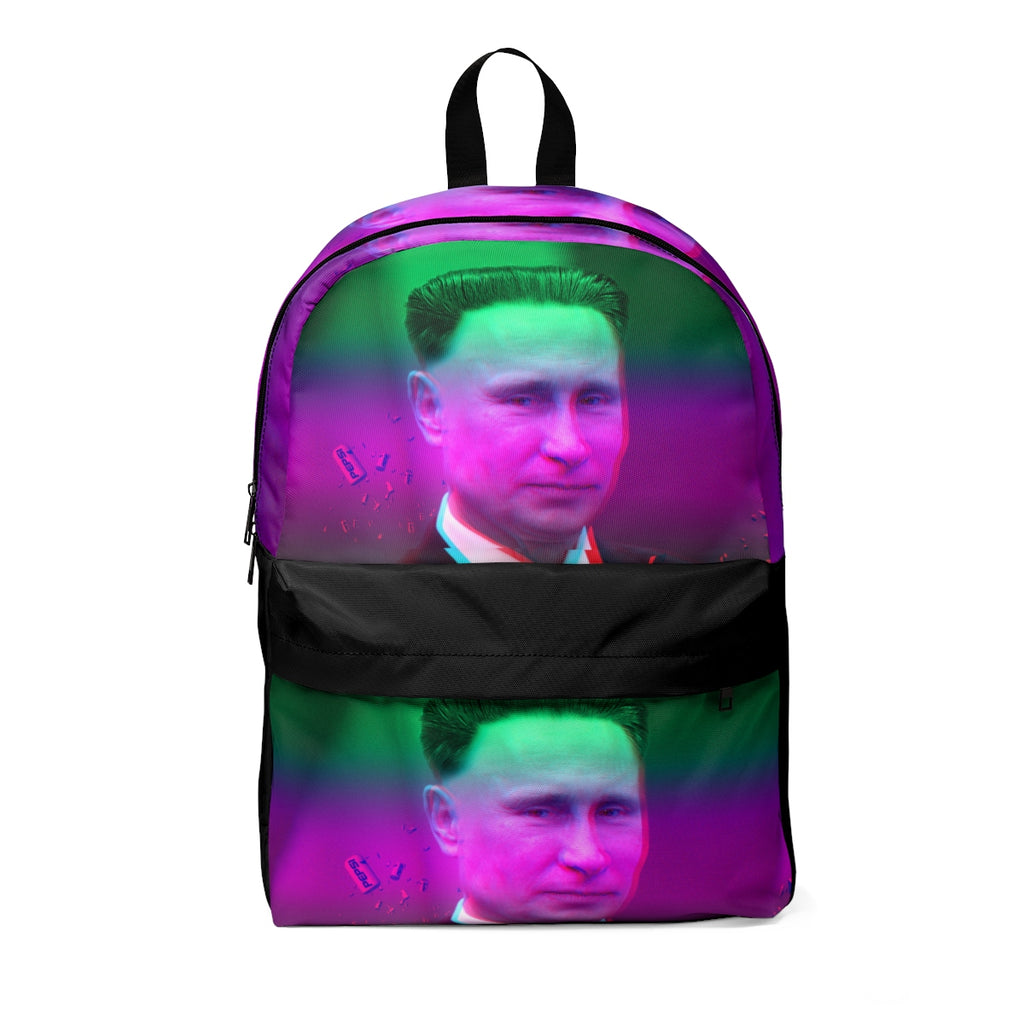 Putin Kim Jong Un Aesthetic Pink And Green Classic Backpack - BernardoModa