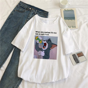 Tom And Jerry "Taking Pills" Meme Tee's - BernardoModa