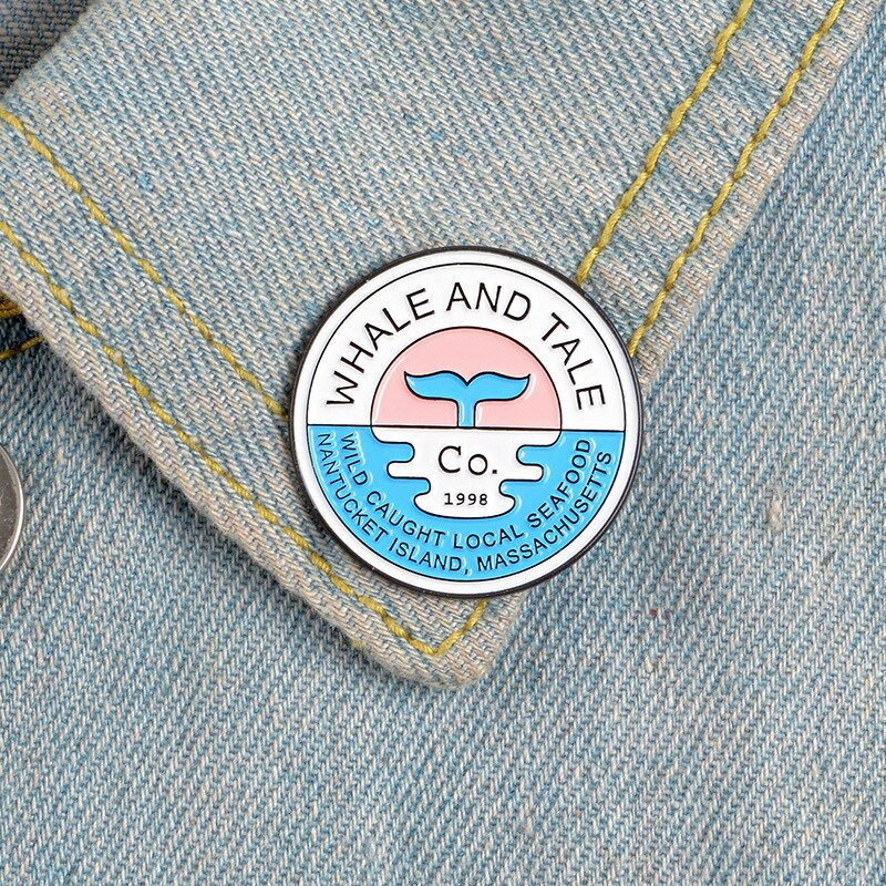 Ocean Series Enamel Pin Heart Mermaid Enamel Pin