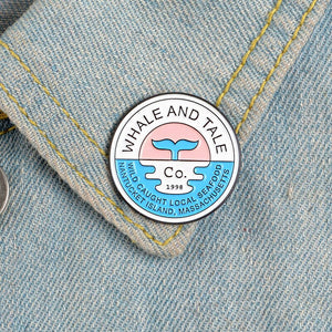 Ocean Series Enamel Pin Heart Mermaid Enamel Pin