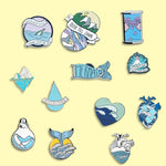 Ocean Series Enamel Pin Heart Mermaid Enamel Pin