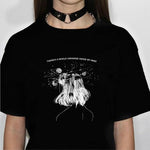 Head Like A Hole Aesthetic Art Black Tee Shirt