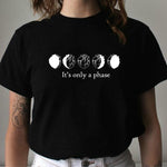 'You Aren't a waste of space' Aesthetic Art Black Tee Shirt