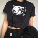 Anime Aesthetic Aesthetic Art Black Tee Shirt