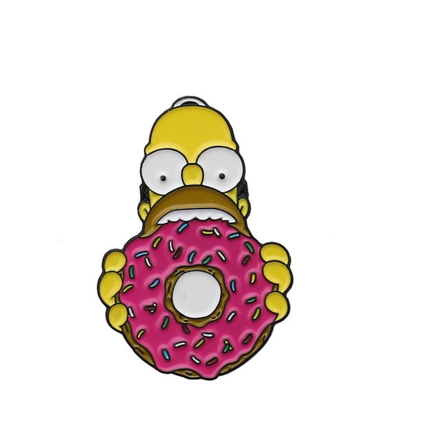 Simpsons Homer Bart Lisa Enamel pins Jewelry Gift Enamel Pin 2