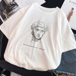 Renaissance Art White Aesthetic Tee Shirt