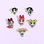 Powerpuff Girls Cartoon Enamel Pin