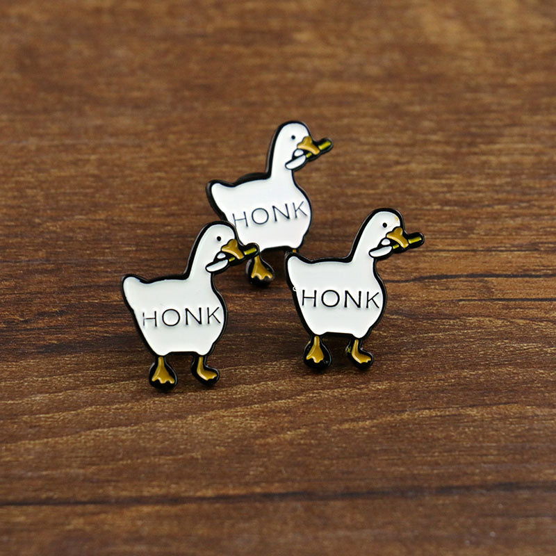 Honk Duck  Goose Game Funny MEME Pin