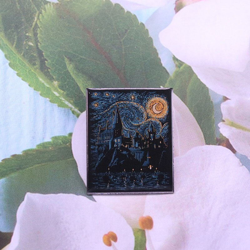 Van Gogh Starry Night Pop Mash-up Artist Collection Gift Enamel Pin