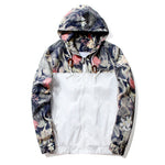 Trendy Autumn Floral Jacket Streetwear Hoodie Allover Print - BernardoModa