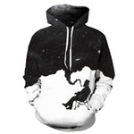 Smoke Cloud Thinkingman Sweatshirt Streetwear Hoodie Allover Print - BernardoModa