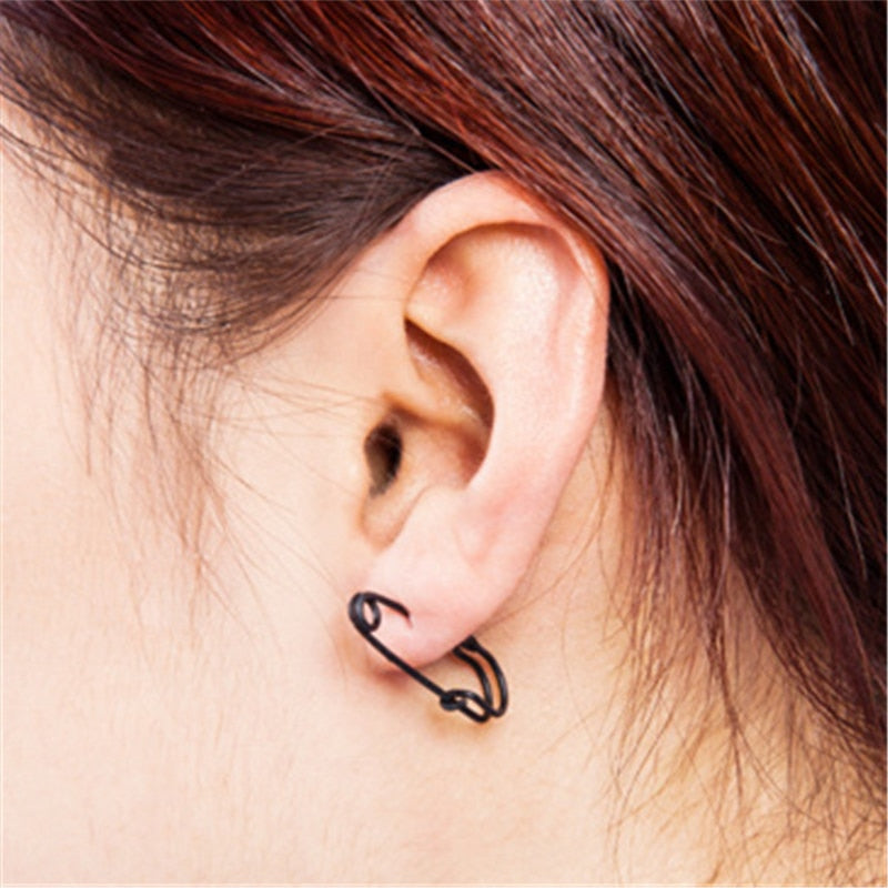 Aesthetic Hollow Pin Earrings - BernardoModa