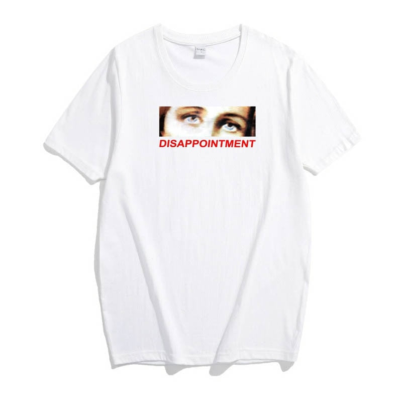 Jesus disappointment letter print Women T Shirt - BernardoModa