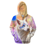 Wolf Moon Zipper Sweatshirt Streetwear Hoodie Allover - BernardoModa